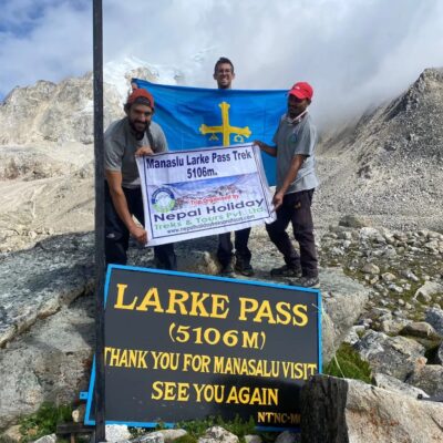 Manaslu Trek via Larke Pass Trek