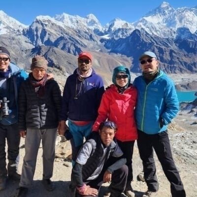 everest three high passes trek porter