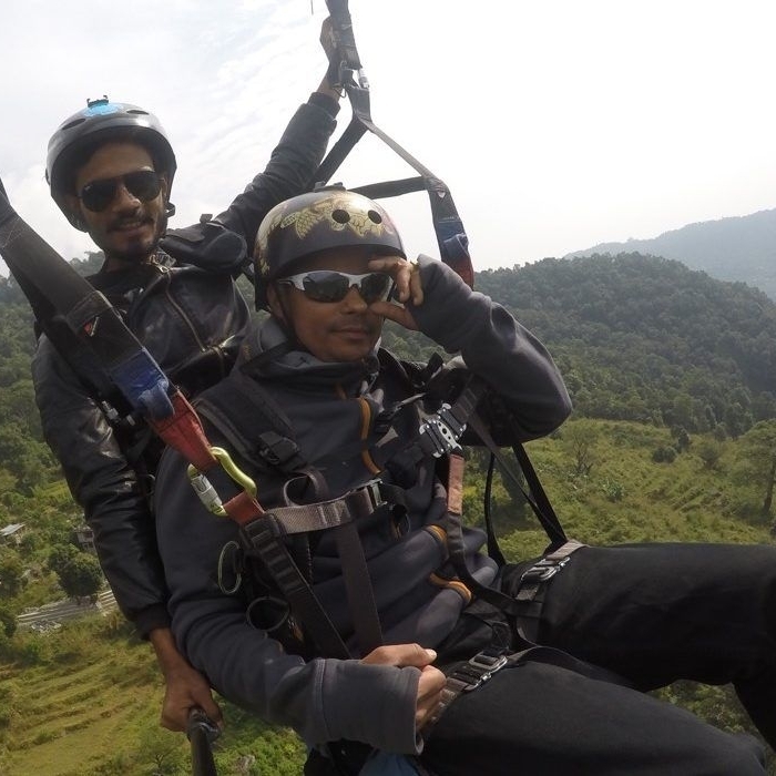 Paragliding in Pokhara Nepal