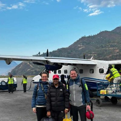 Mountain flight cost by air