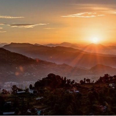 sunset kathmandu